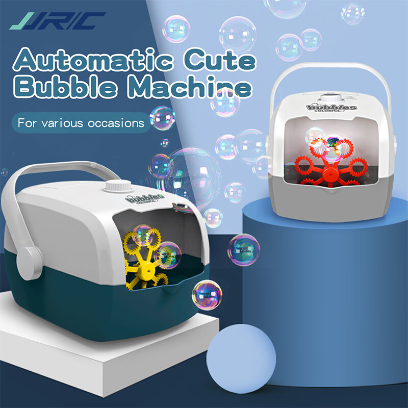 Automatic Bubble Toy for Kids Suitcase Shape Electric Bubble Machine Blower USB Rechargeable Automatic Bubbling Toy for Children Outdoor Activity Summer Toys