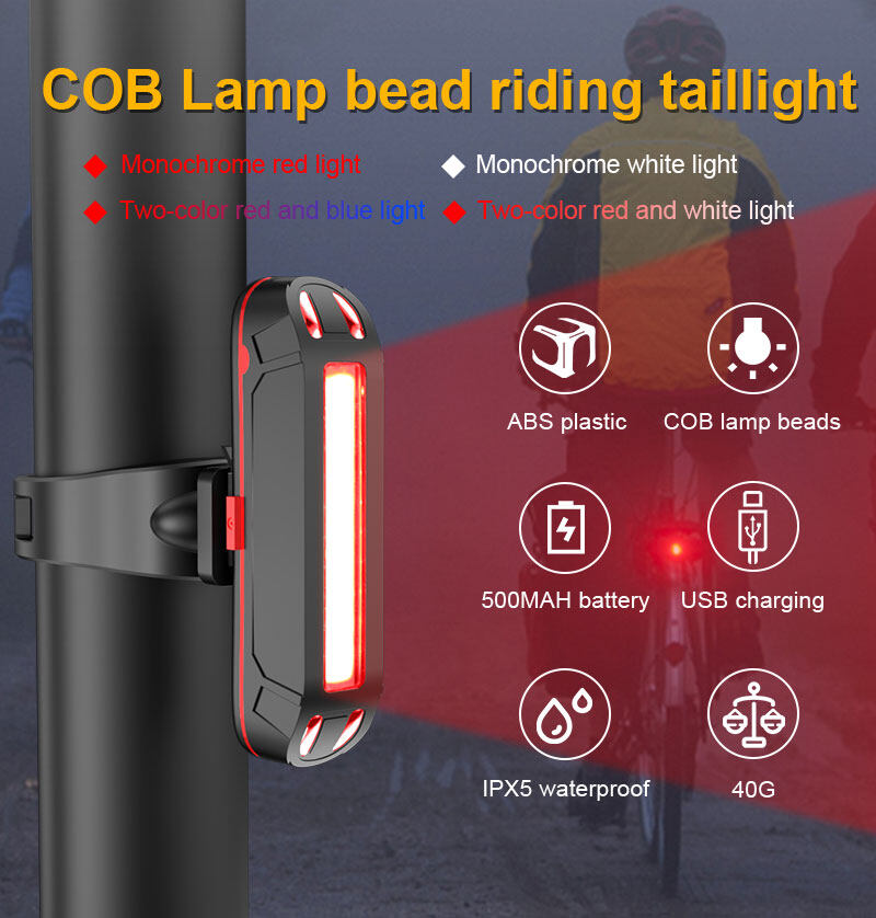 X-Tiger Bike Rear Light Super Bright Led Bicycle Light USB Rechargeable Seatpost Fork Light Safety Warning Bicycle Taillight X-Tiger Bike Rear Light Super Bright Led Bicycle Light USB Rechargeable Sea