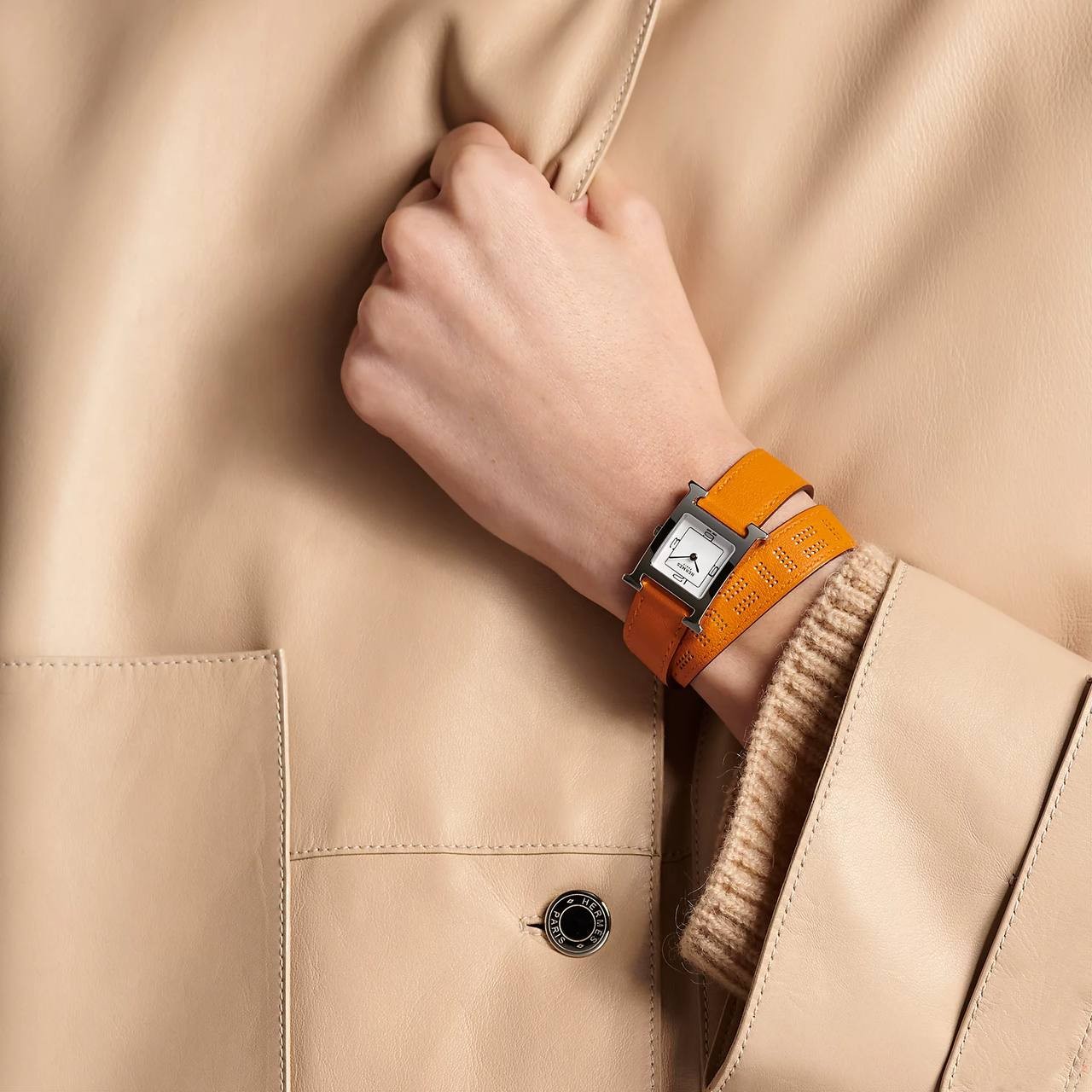 Heure H watch, Medium model,21*21 mm